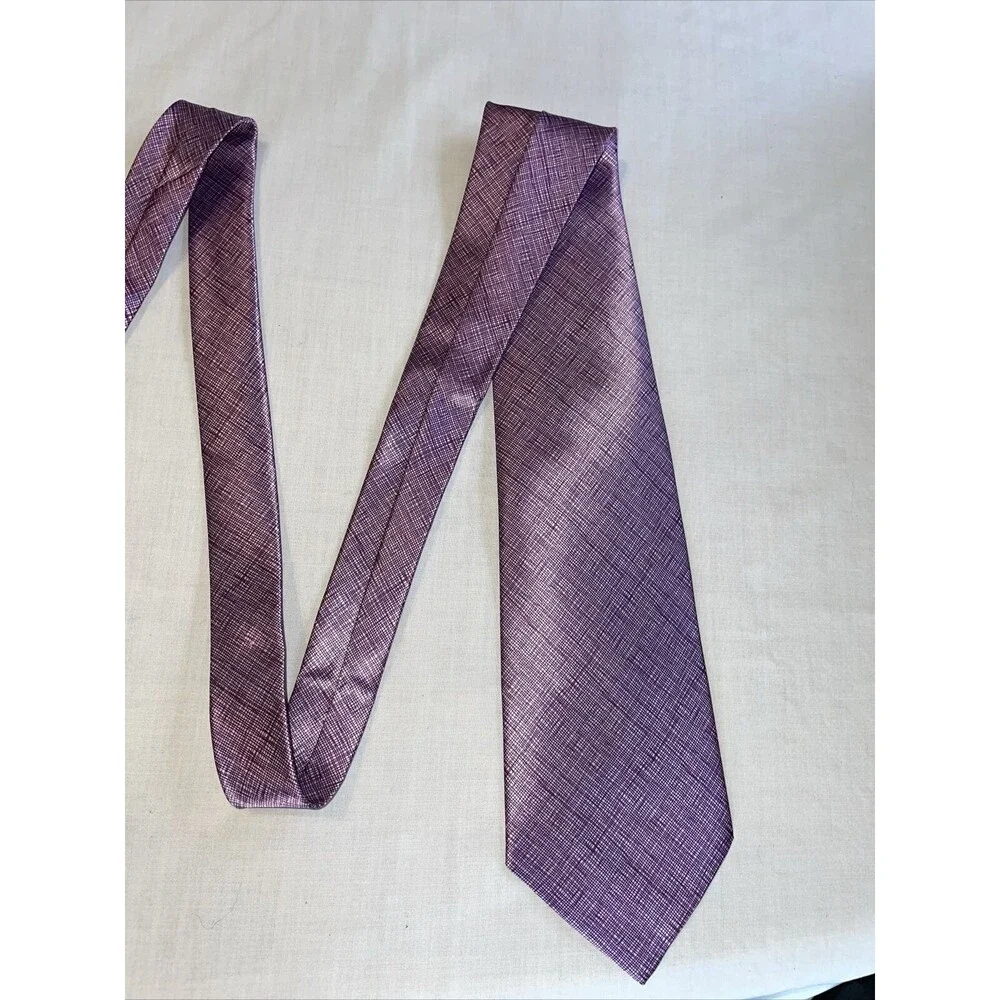 WangZhongWang Dress Tie Men’s Purple 100% Polyester Designer